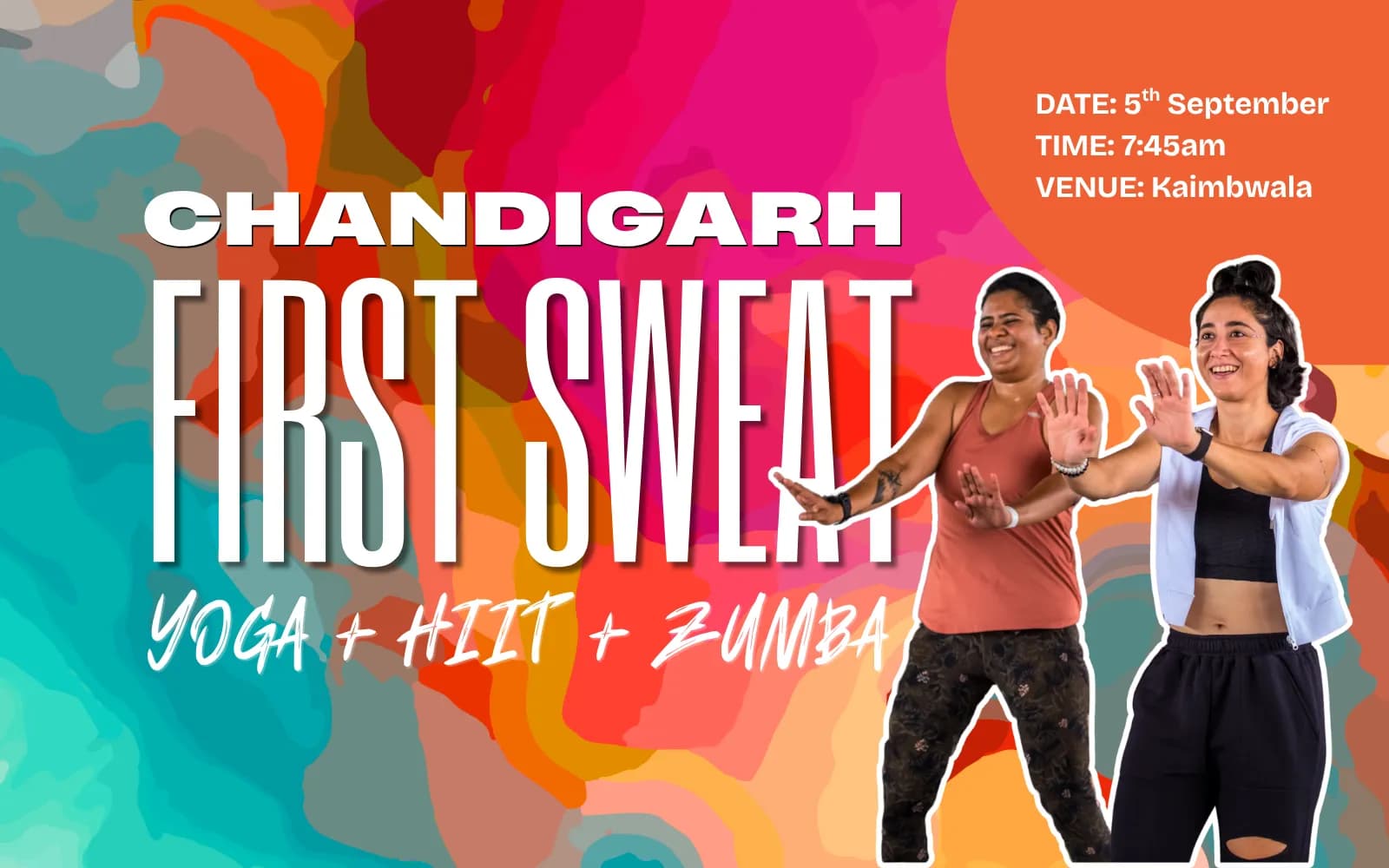 Chandigarh First Sweat Banner