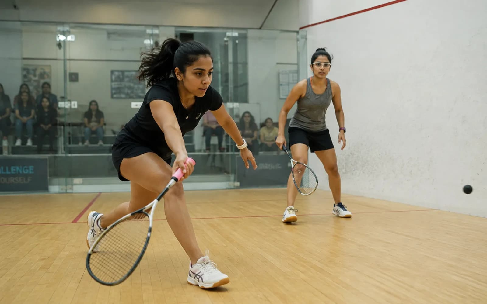 Squash Coaching with the Sisters
