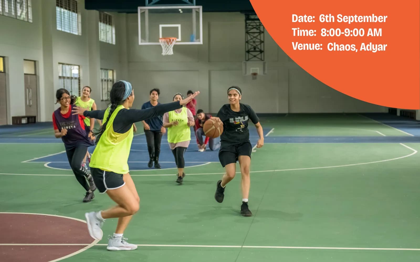 Chennai Basketball Beginner Adyar Banner